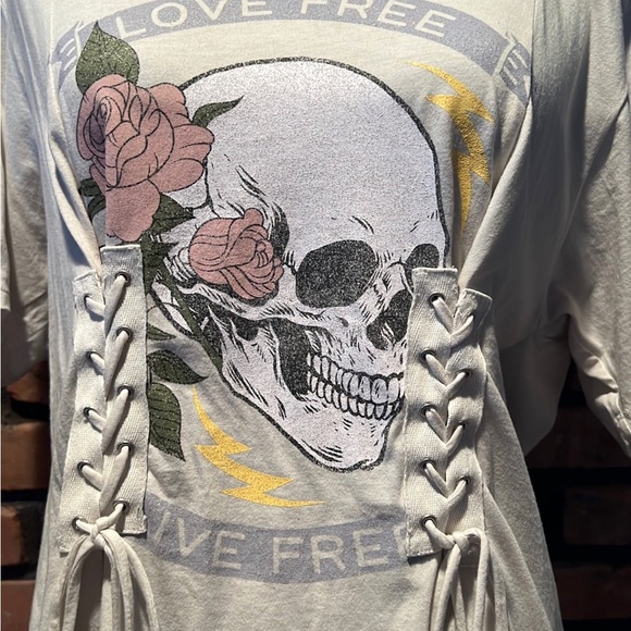 Express Skull Corset Top - Picture 2 of 3